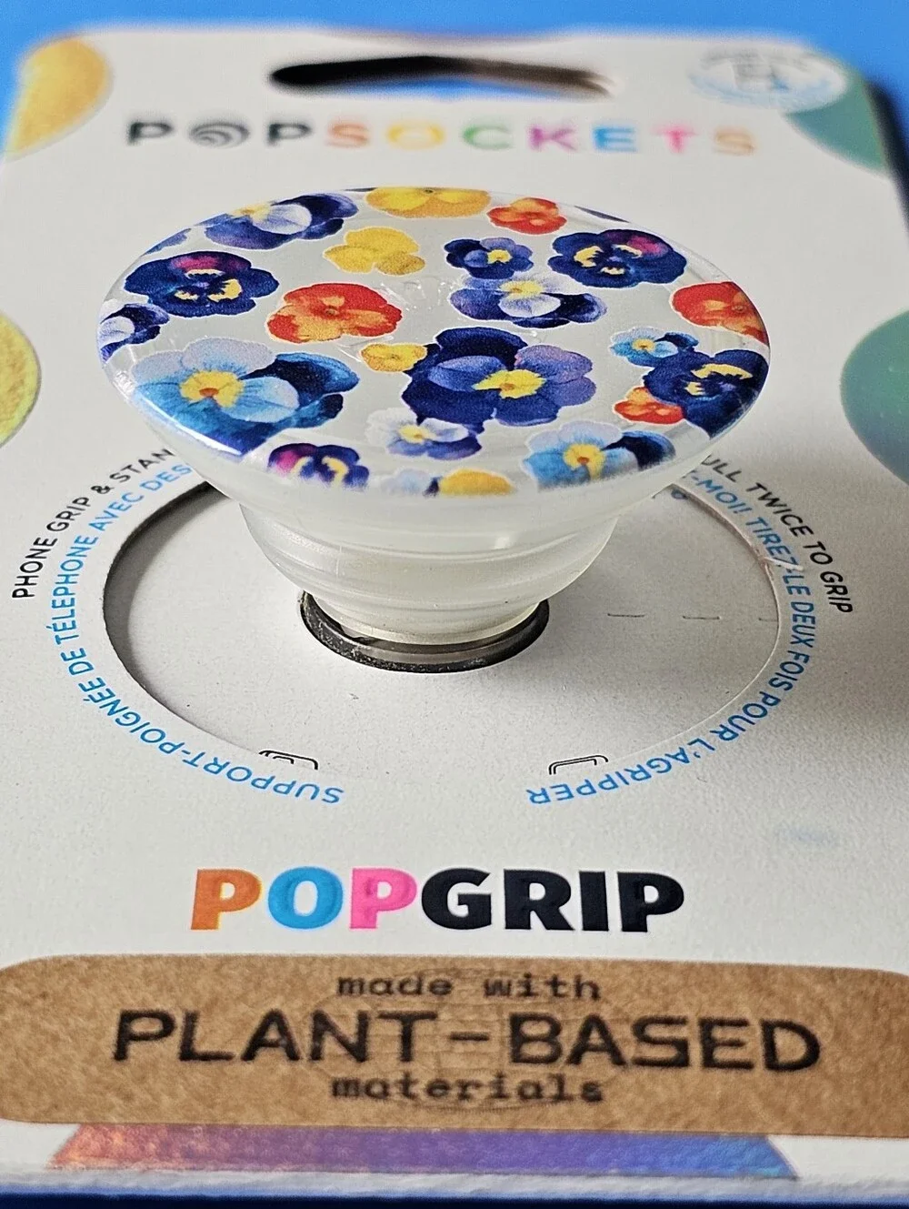 Popsocket - Plant-Based Pansy Raid Translucent